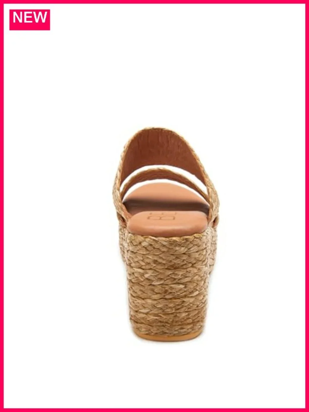 Woven Raffia Platform Wedge Sandals Espadrilles Block Heel 3
